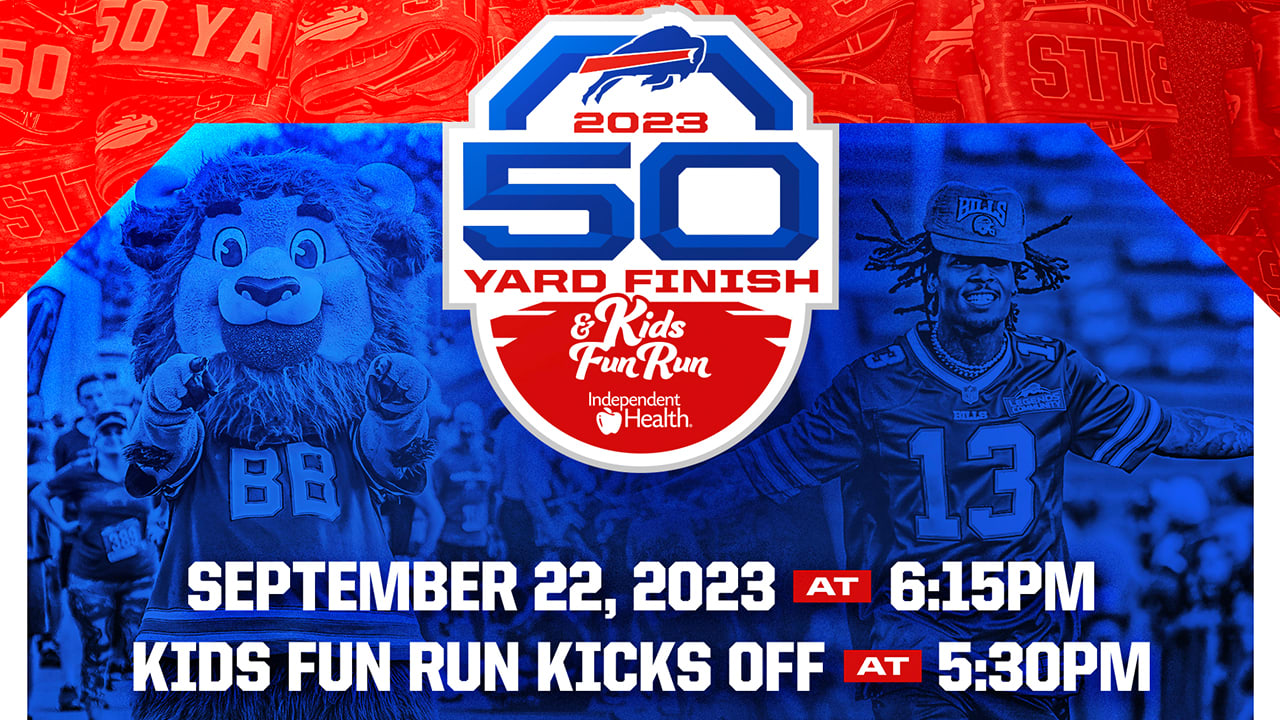 2023 Buffalo Bills 50 Yard Finish, Highmark Stadium, Orchard Park, 22  September