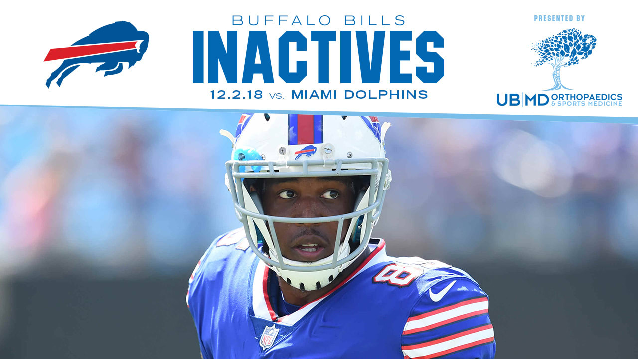 Charles Clay active for the Bills