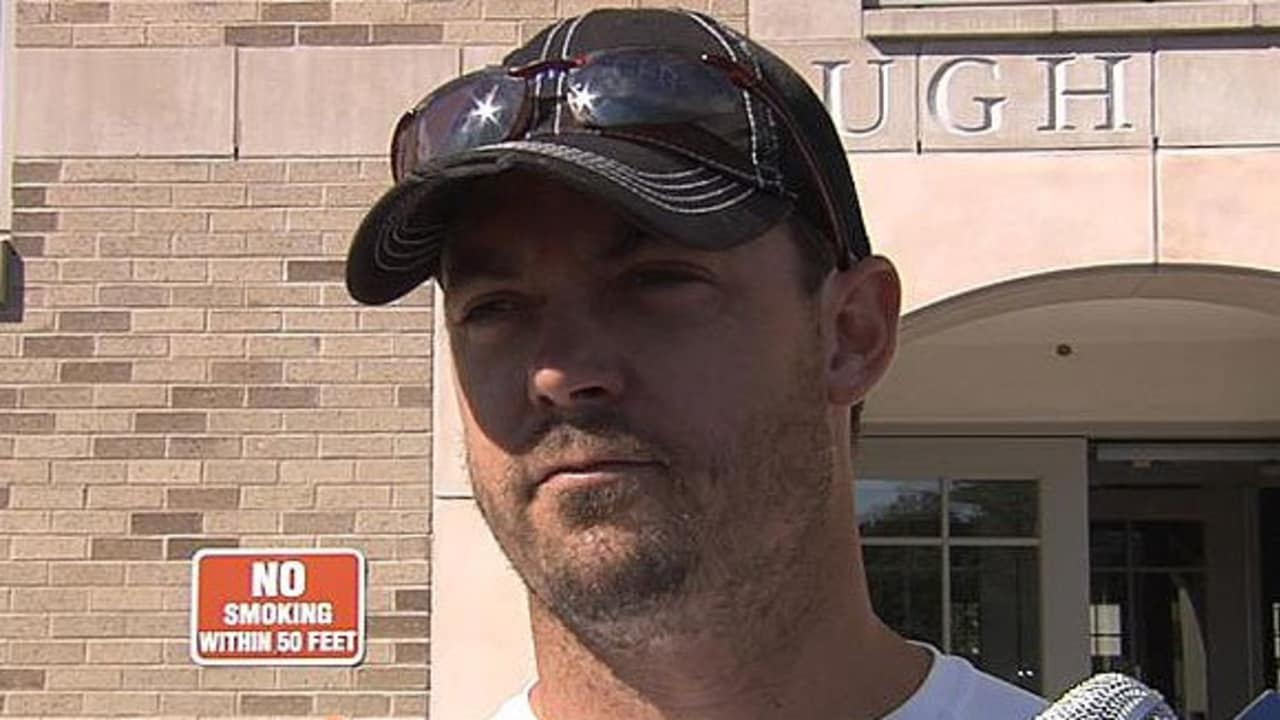 Kevin Kolb Arrives at Camp