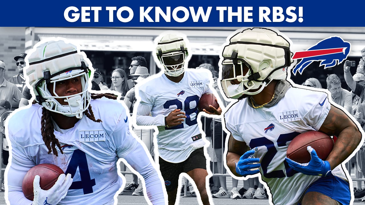 Get To Know The 2023 Buffalo Bills Running Backs!