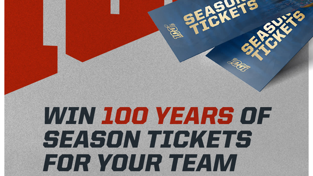 How fans can enter to win season tickets for 100 years through NFL’s