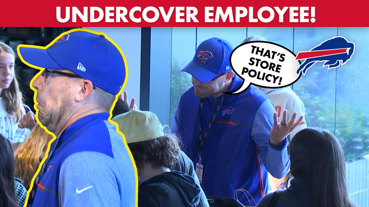 Undercover Case Keenum Pranks Fans At Bills Store As Fake Employee!