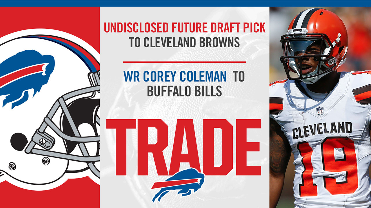 Bills acquire WR Corey Coleman in trade with Cleveland