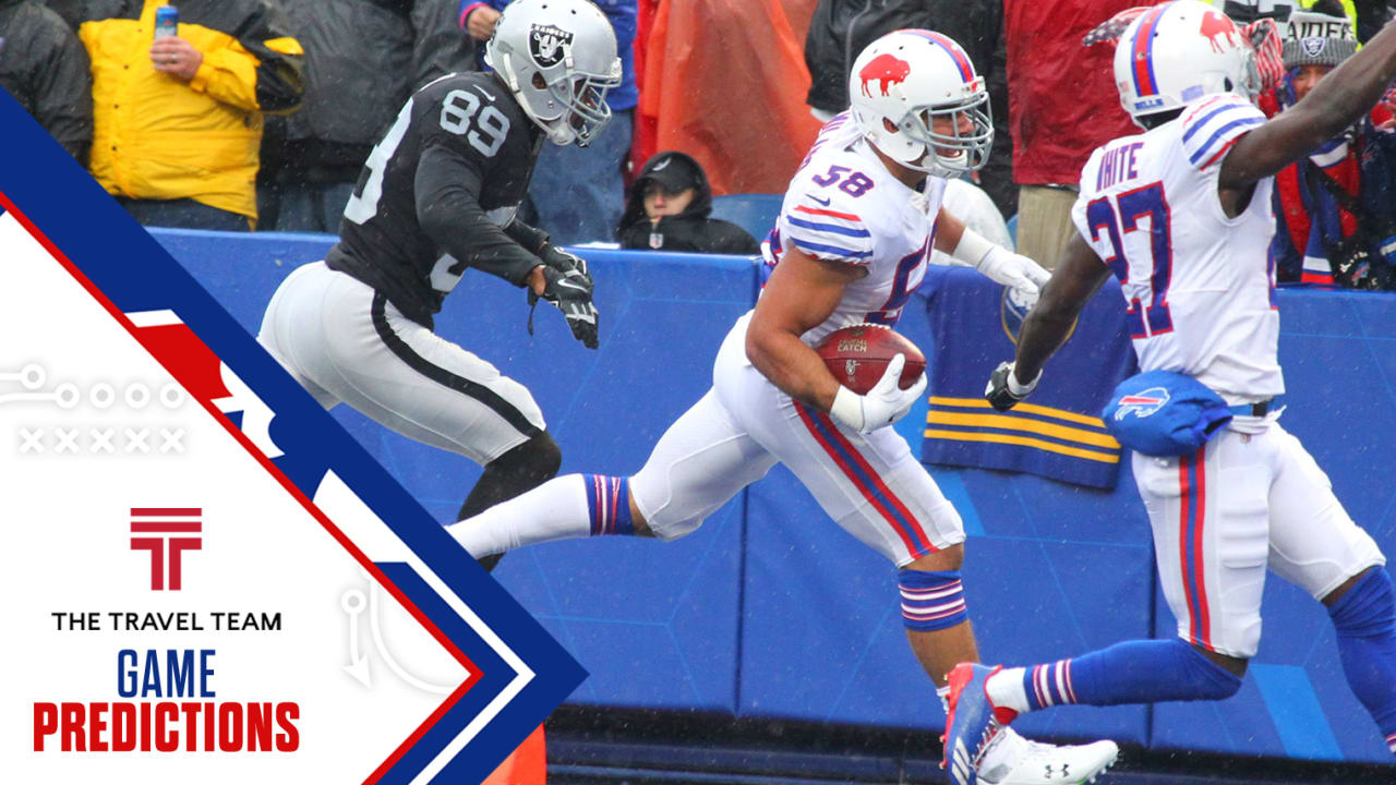 NFL analysts, Bills at Raiders game predictions