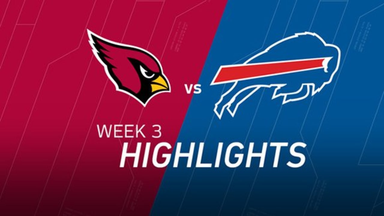 Cardinals vs. Bills  NFL Week 3 Game Highlights 