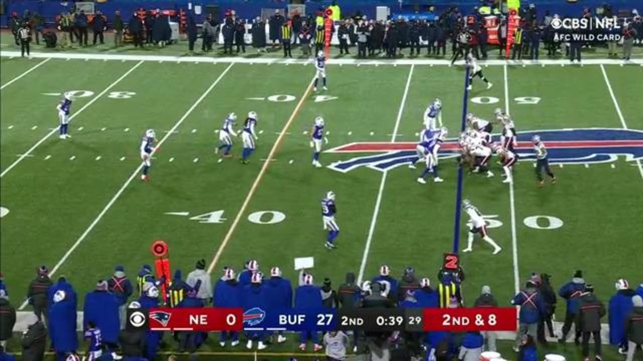 Buffalo Bills defensive lineman Jerry Hughes makes New England Patriots  quarterback Mac Jones pay for fake spike with 4-yard sack