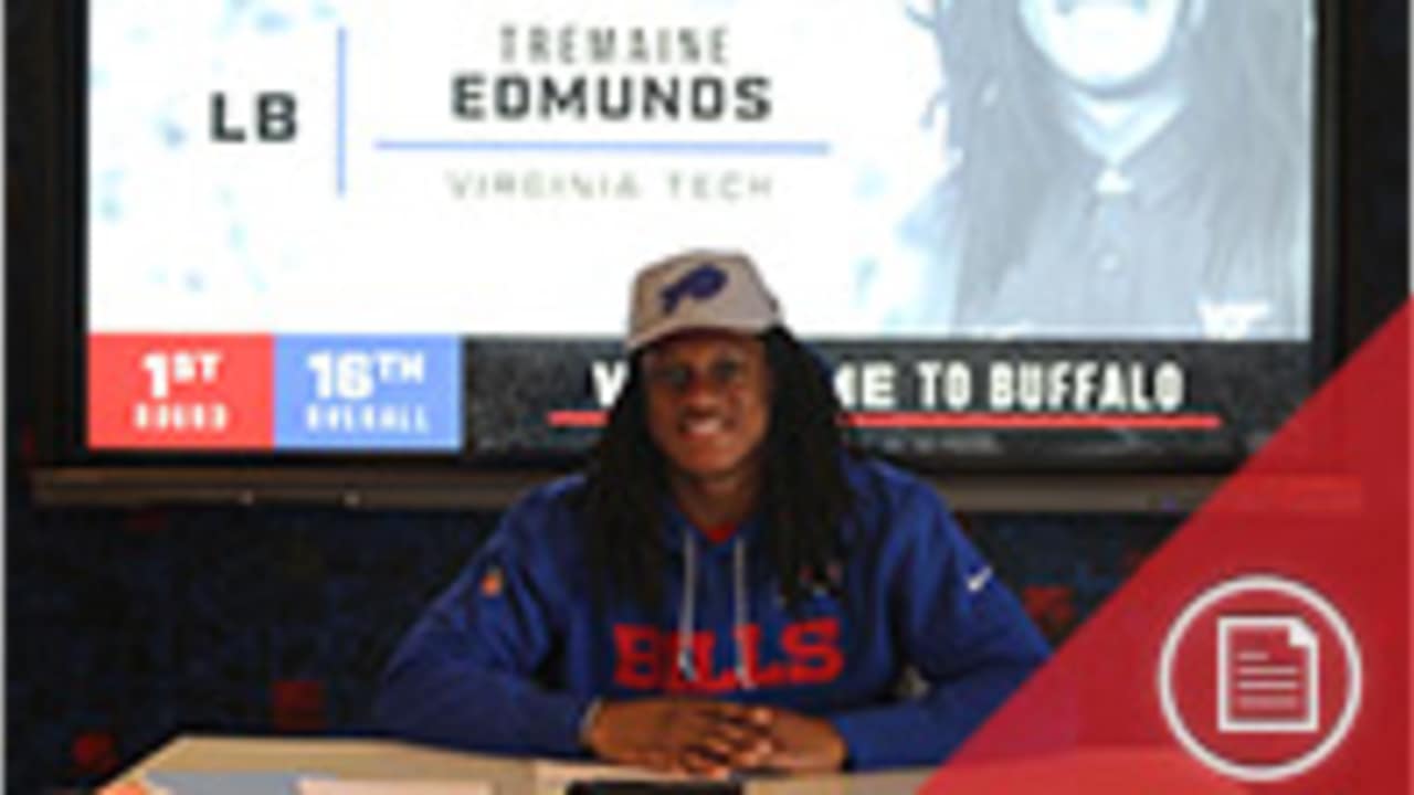 Virginia Tech football: Tremaine Edmunds signs his contract with the  Buffalo Bills - Gobbler Country