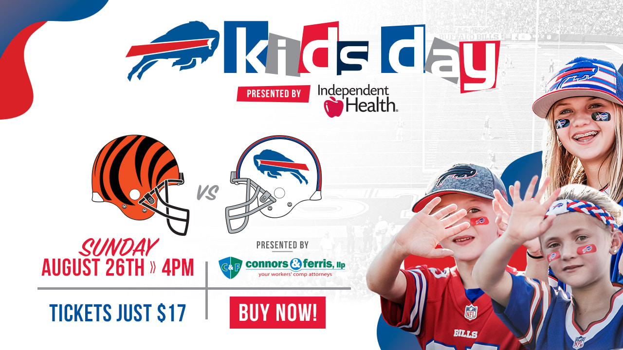 Almost SOLD OUT -- Get Your Kids Day Buffalo Bills Tickets Now