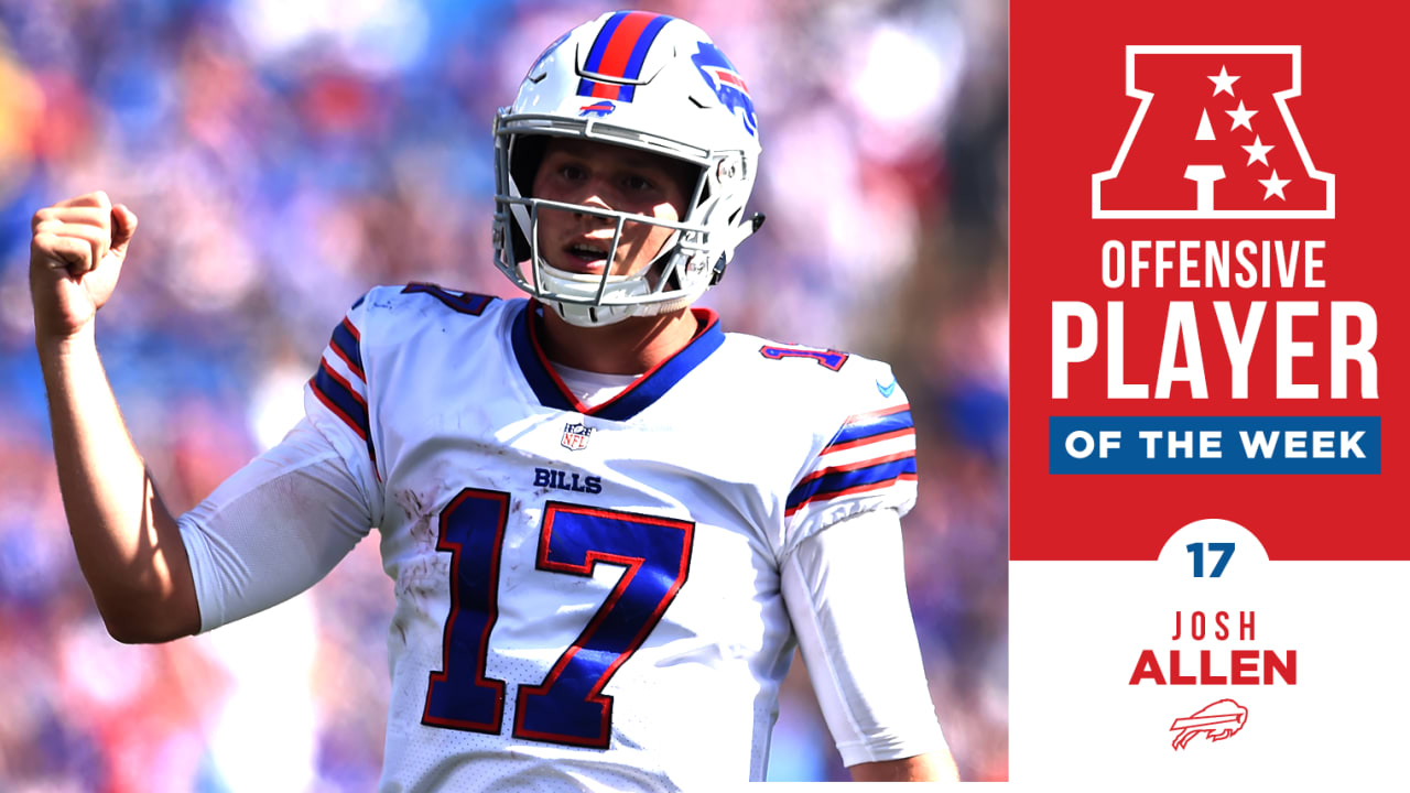 Josh Allen named AFC Offensive Player of the Week, Week 4