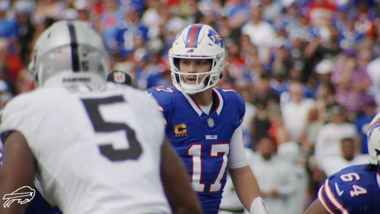 Sideline Access Josh Allen evades pressure, delivers TD strike to