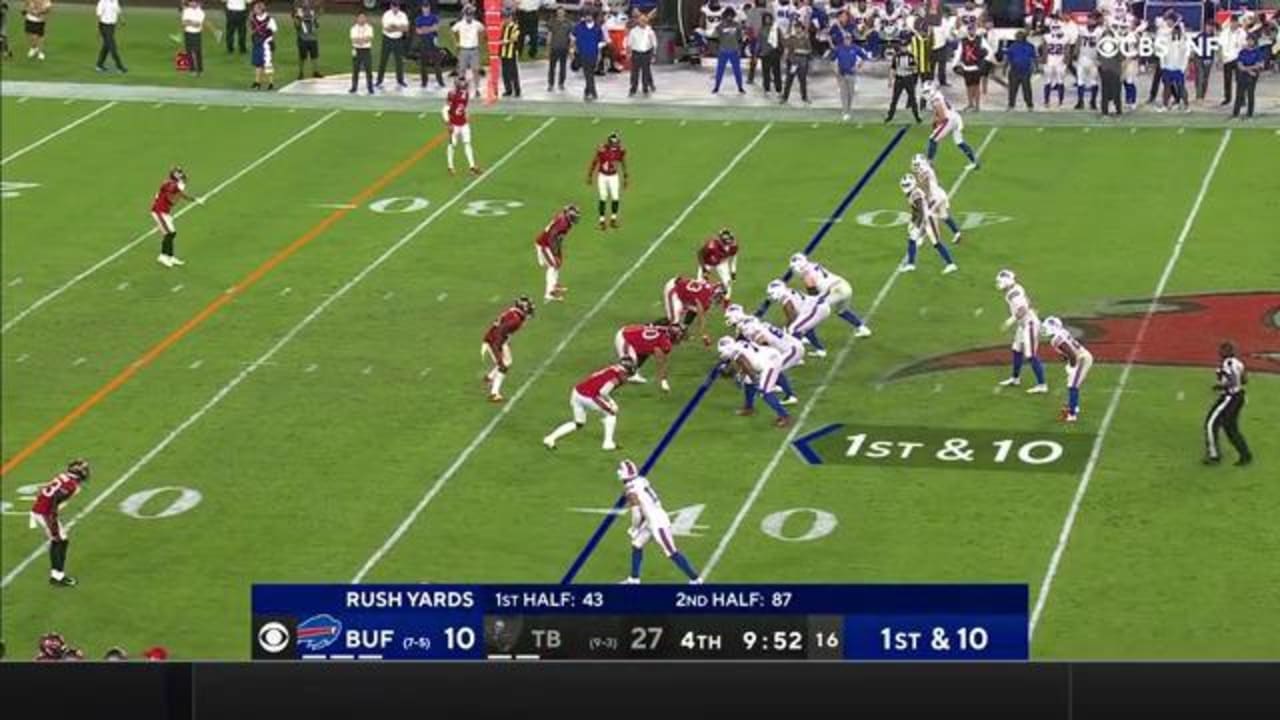 Josh Allen shows off wheels via 23-yard scramble