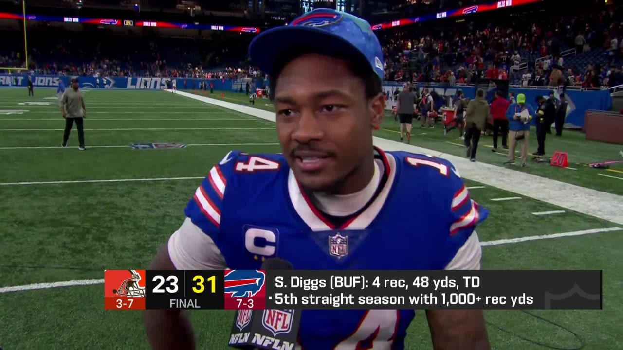 NFL Network | Stefon Diggs explains how McDermott got his mind right amid  Browns-Bills game in Week 11