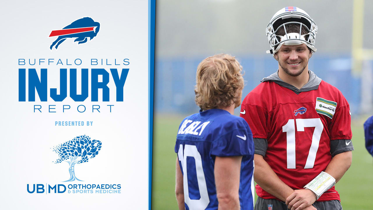 Injury report: Josh Allen limited, Ty Nsekhe sits with ankle injury