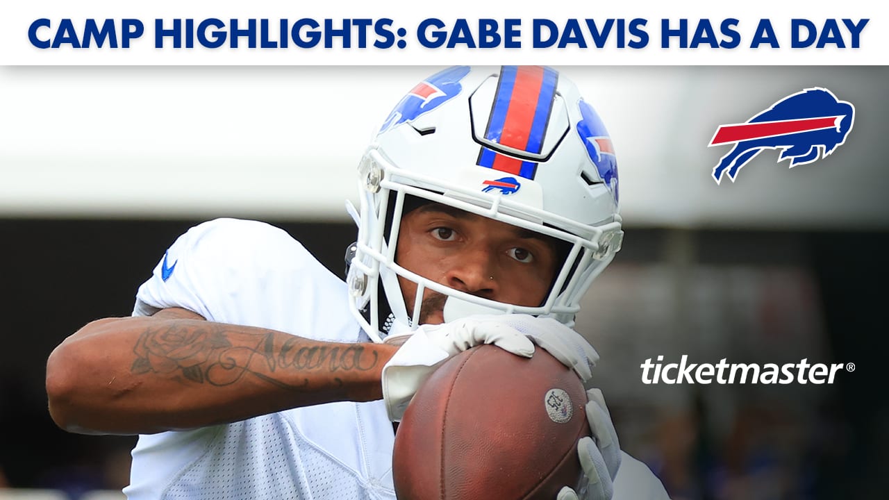 Camp Highlights: Gabe Davis With Two Impressive Catches