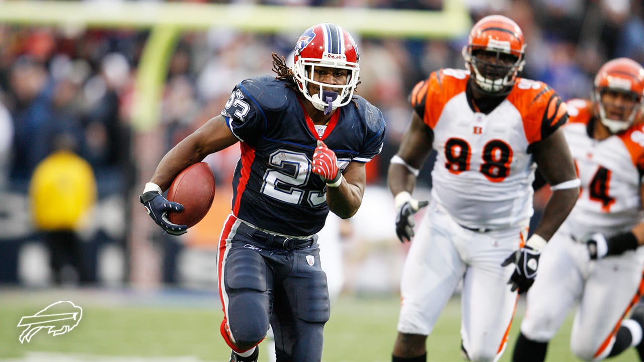 Running back Willis McGahee (23) runs upfield during an NFL game against  the New England Patriots – Denver Broncos History