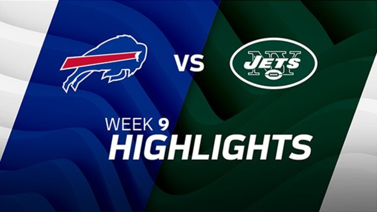 Buffalo Bills vs. New York Jets  2022 Week 9 Game Highlights 