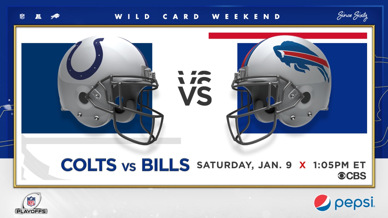 Buffalo Bills to host the Indianapolis Colts in AFC Wild Card playoff  matchup