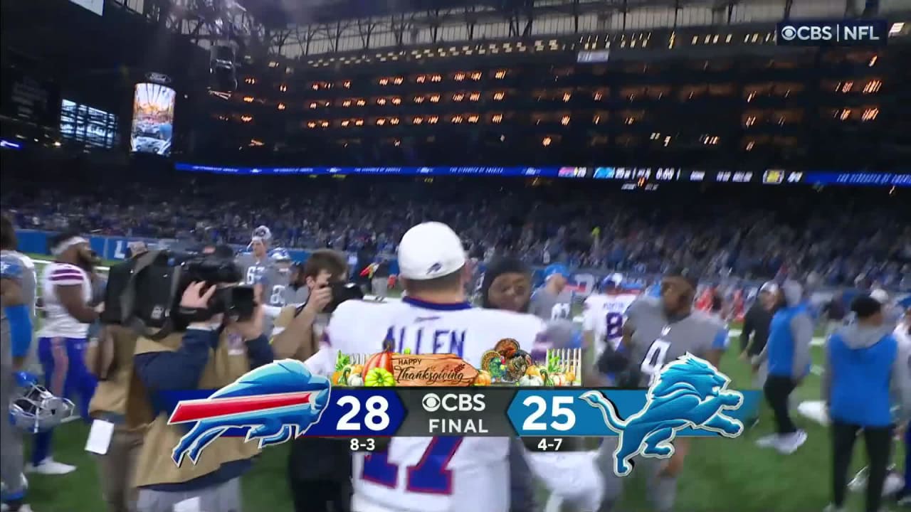Bills vs. Lions game highlights | Thanksgiving 2022