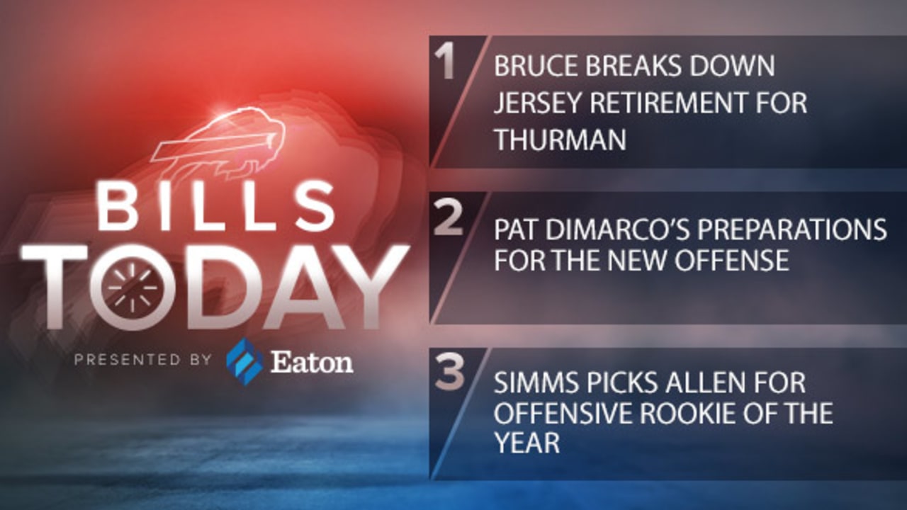 Bills Today: Bruce breaks down jersey retirement for Thurman