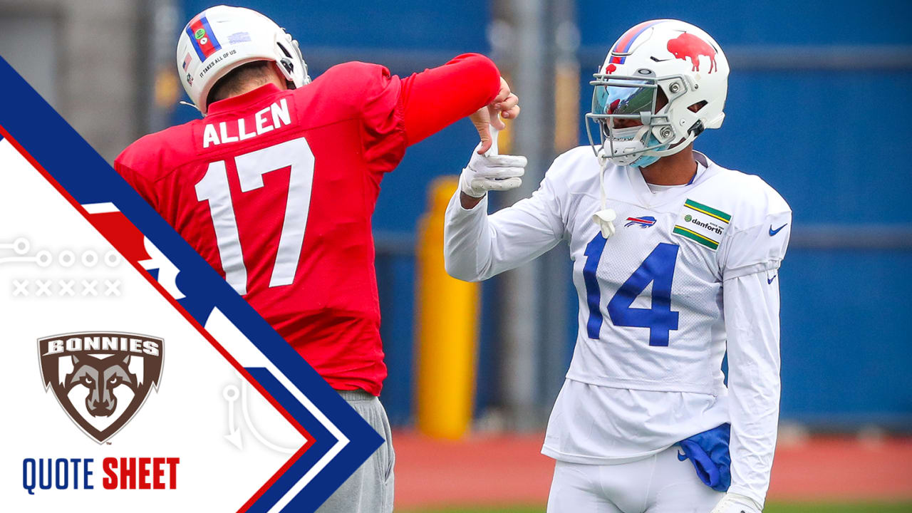 josh allen jersey red