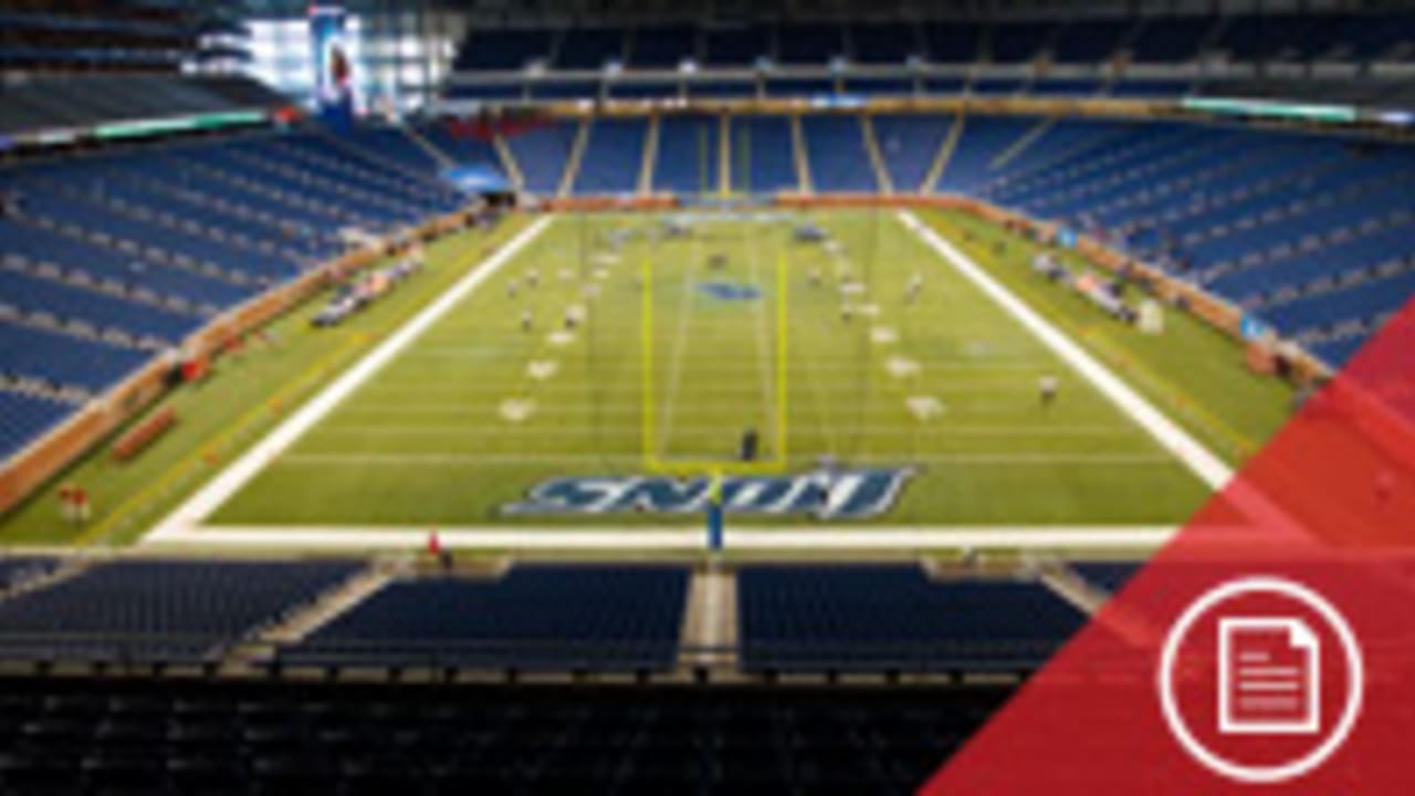 Detroit Lions to install new artificial turf at Ford Field, Allen