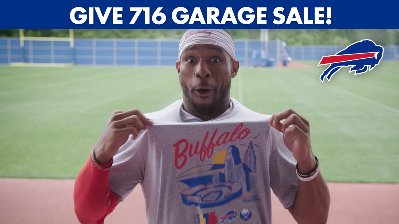 Buffalo Bills Garage Sale Benefitting Give 716!  Ft. Dawson Knox, Dalton  Kincaid, & Nyheim Hines