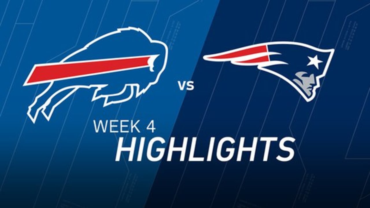 Week 4: Bills Vs. Patriots Highlights