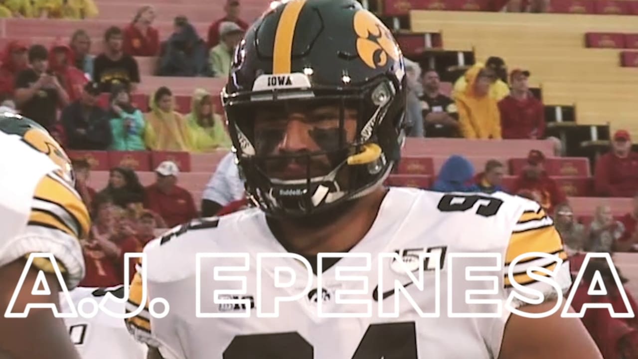 Buffalo Bills draft Iowa edge rusher A.J. Epenesa with No. 54 pick 