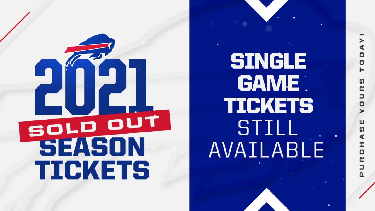 Bills announce on-sale dates for single game tickets