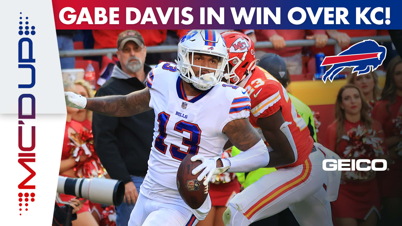 Mic'd Up Gabe Davis in Bills Win Over Chiefs!