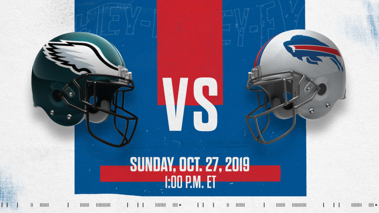 Eagles vs. Bills Week 8 How to watch, listen and live stream