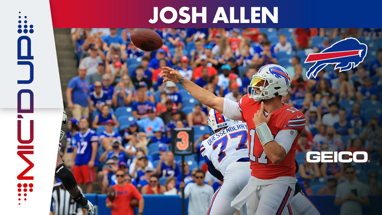 Josh Allen Mic'd Up At Return Of The Blue & Red! - BVM Sports