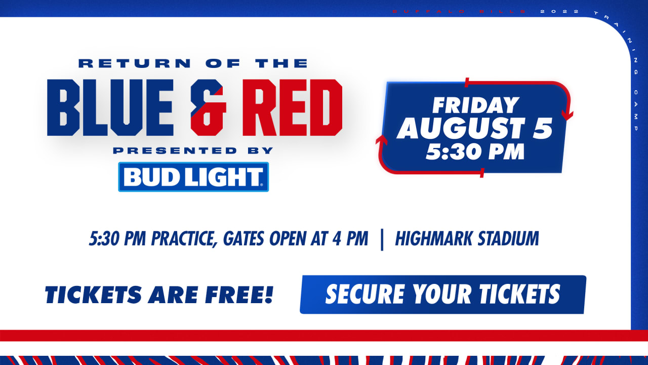 bills red and blue tickets