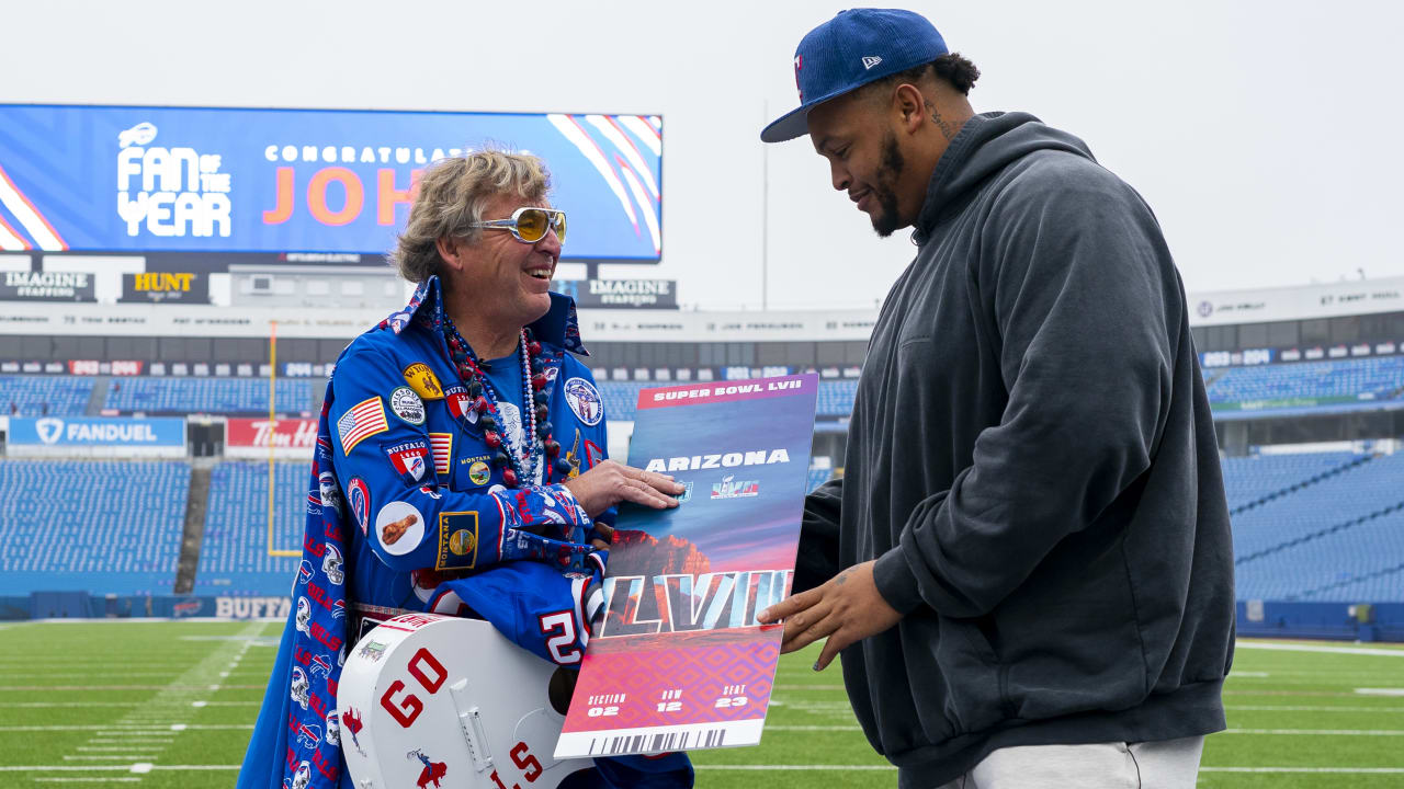 John Lang named the Bills nominee for the 2022 NFL Fan of the Year Award