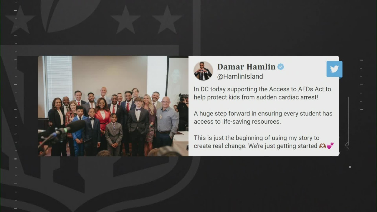 Washington Commanders show support for Damar Hamlin 