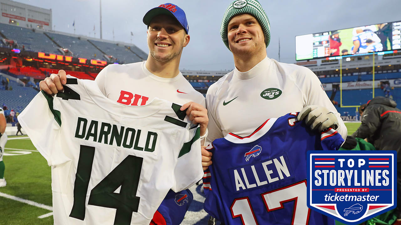 Josh Allen and Sam Darnold are set to face-off for the 3rd time