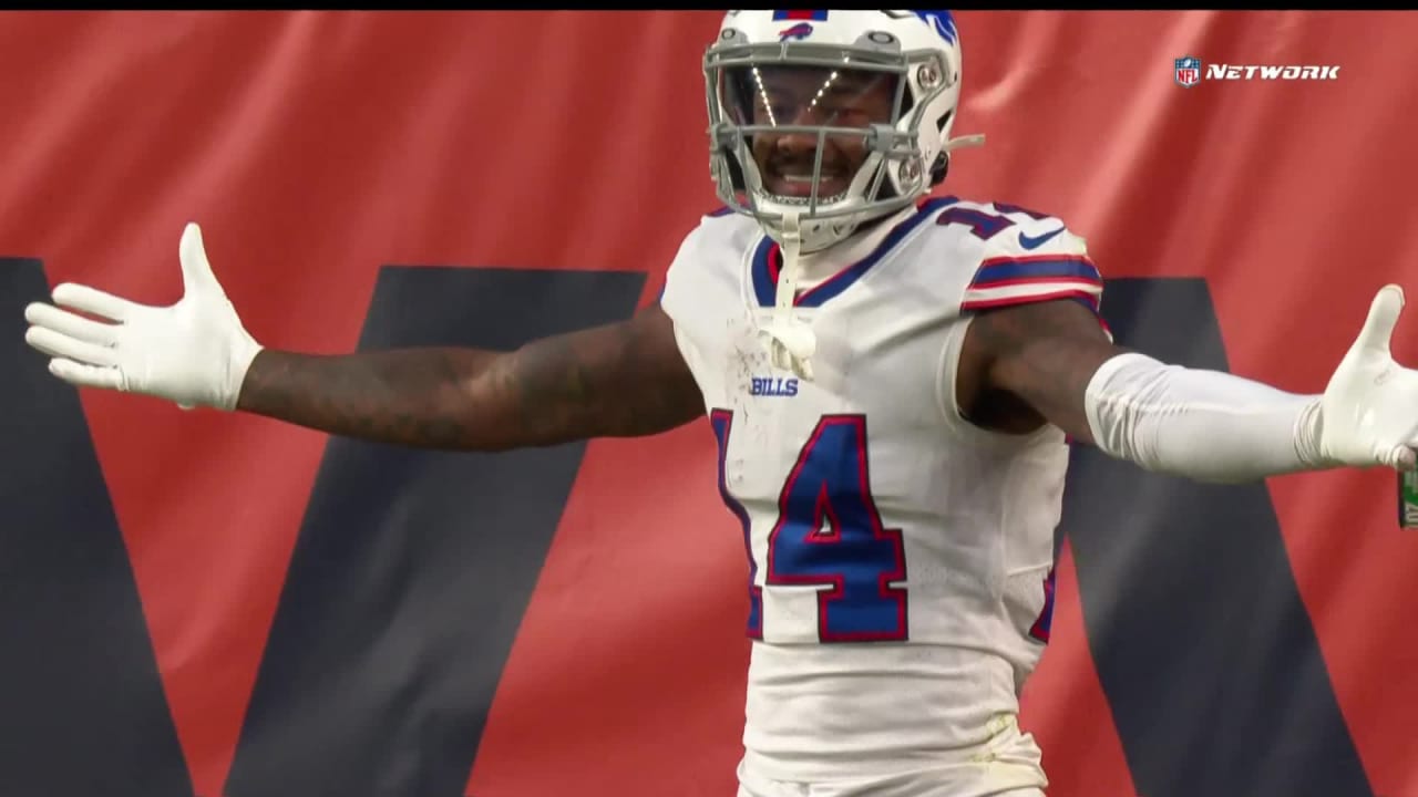 Buffalo Bills wide receiver Stefon Diggs torches the Kansas City Chiefs'  secondary with a double move on 61-yard deep bomb from Bills quarterback  Josh Allen