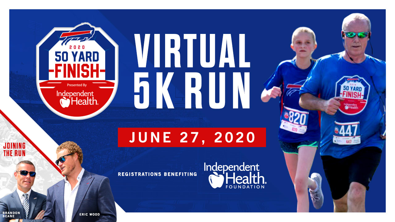 Bills to host virtual 50 Yard Finish 5K run