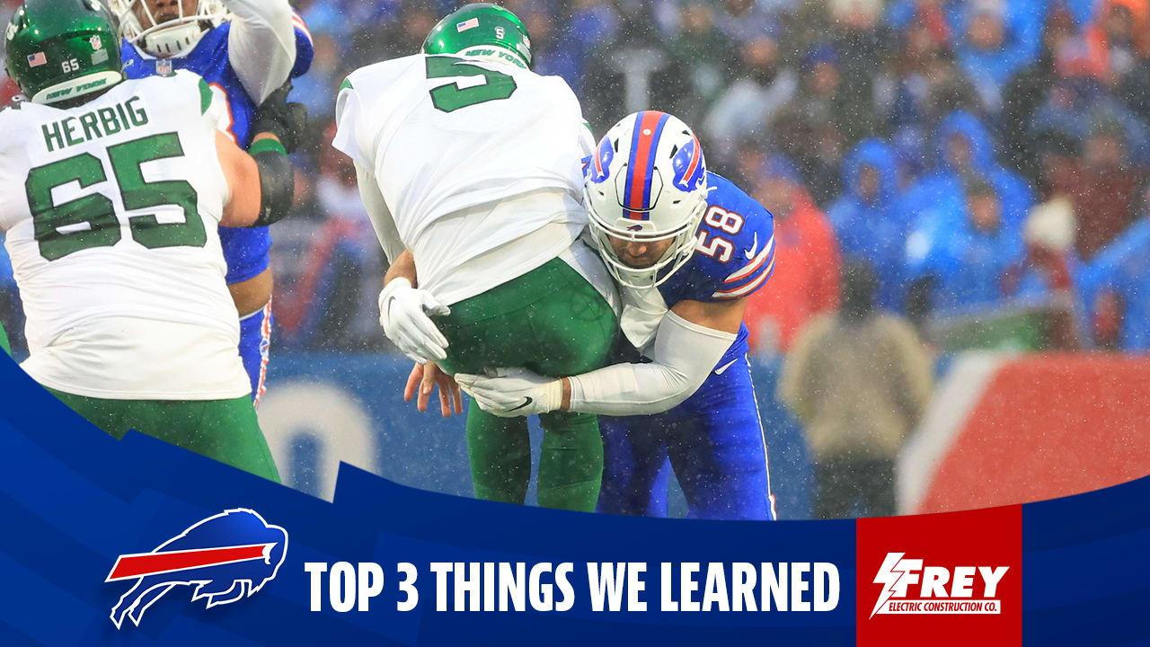 Top 3 things we learned from Bills vs. Jets Week 14