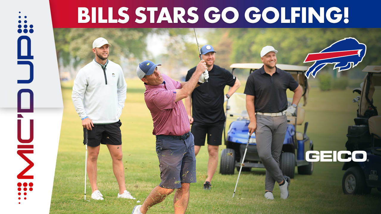 BIlls Stars Go Golfing!  Poyer, Davis, Beane, and More Hit the Golf Course