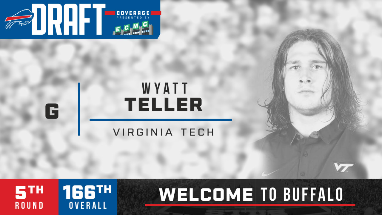 Buffalo Bills PR on X: Wyatt Teller is now a member of the @buffalobills  and will be joining his Va Tech teammate Tremaine Edmunds as a member of  the Bills rookie class.