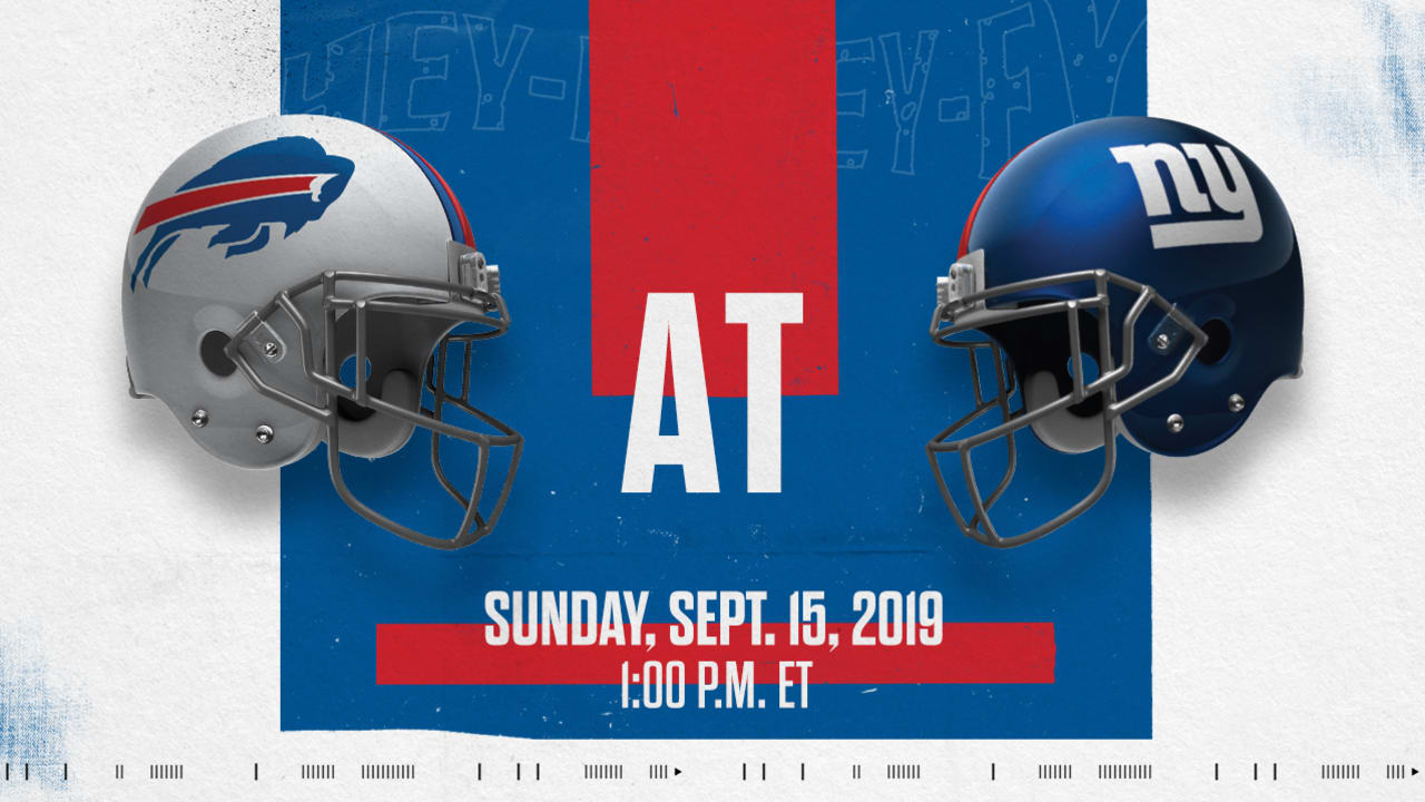 Giants vs. Bills Broadcast Info: TV channel, Radio Station and Live Stream