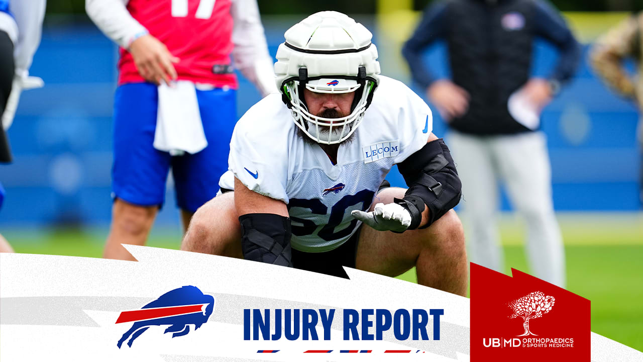 Bills vs. Jets Injury Report — Week 1