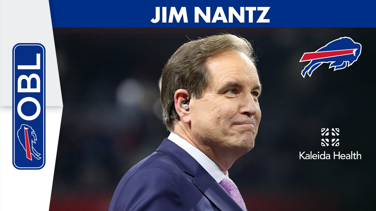 CBS lead play-by-play announcer Jim Nantz talks to NFL Network's