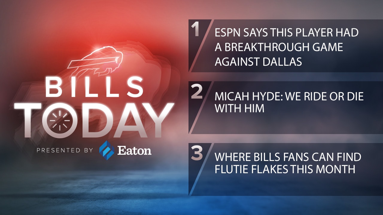 Bills Today  ESPN says this player had a breakthrough game