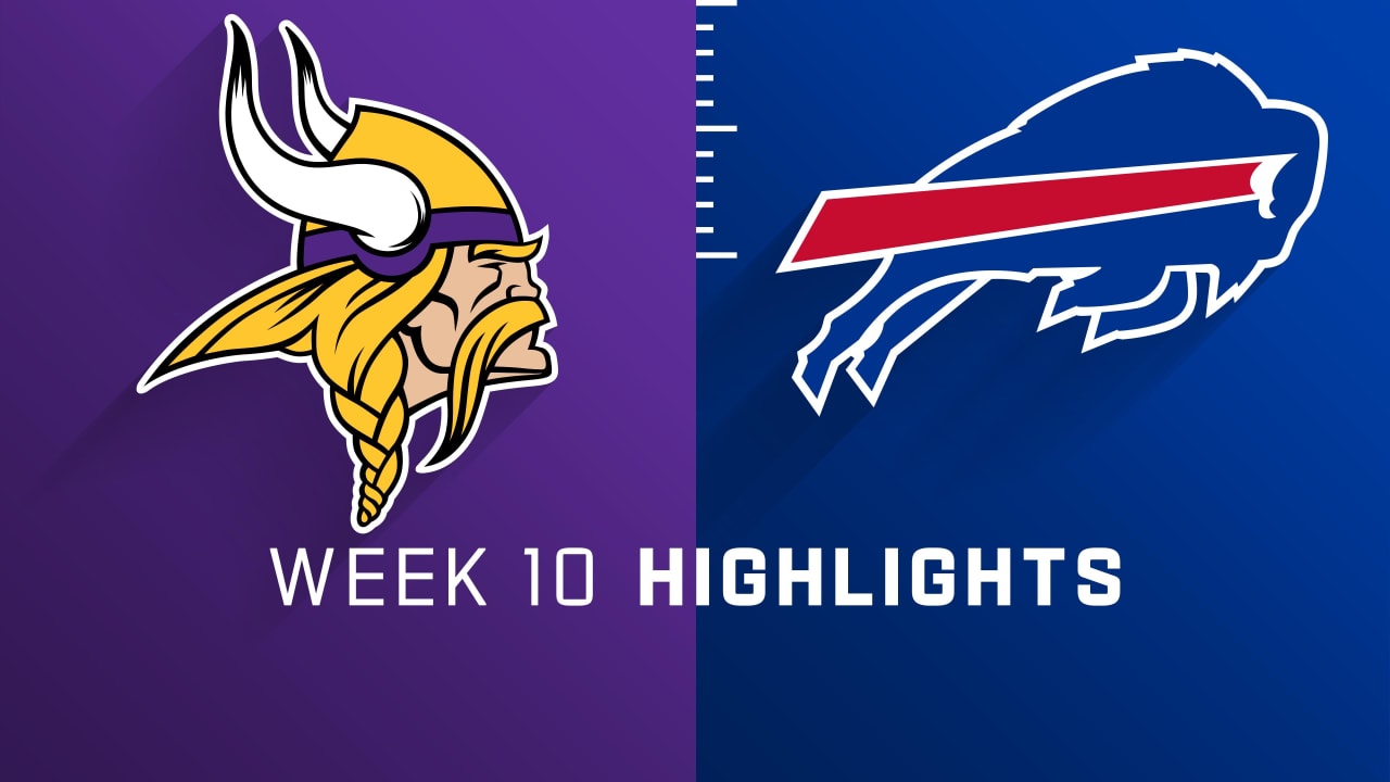 Bills vs. Vikings game highlights Week 10