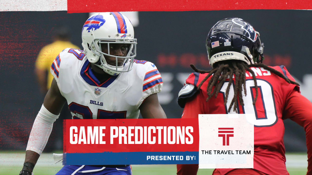 NFL analysts' game predictions  Bills at Texans on Wild Card Weekend