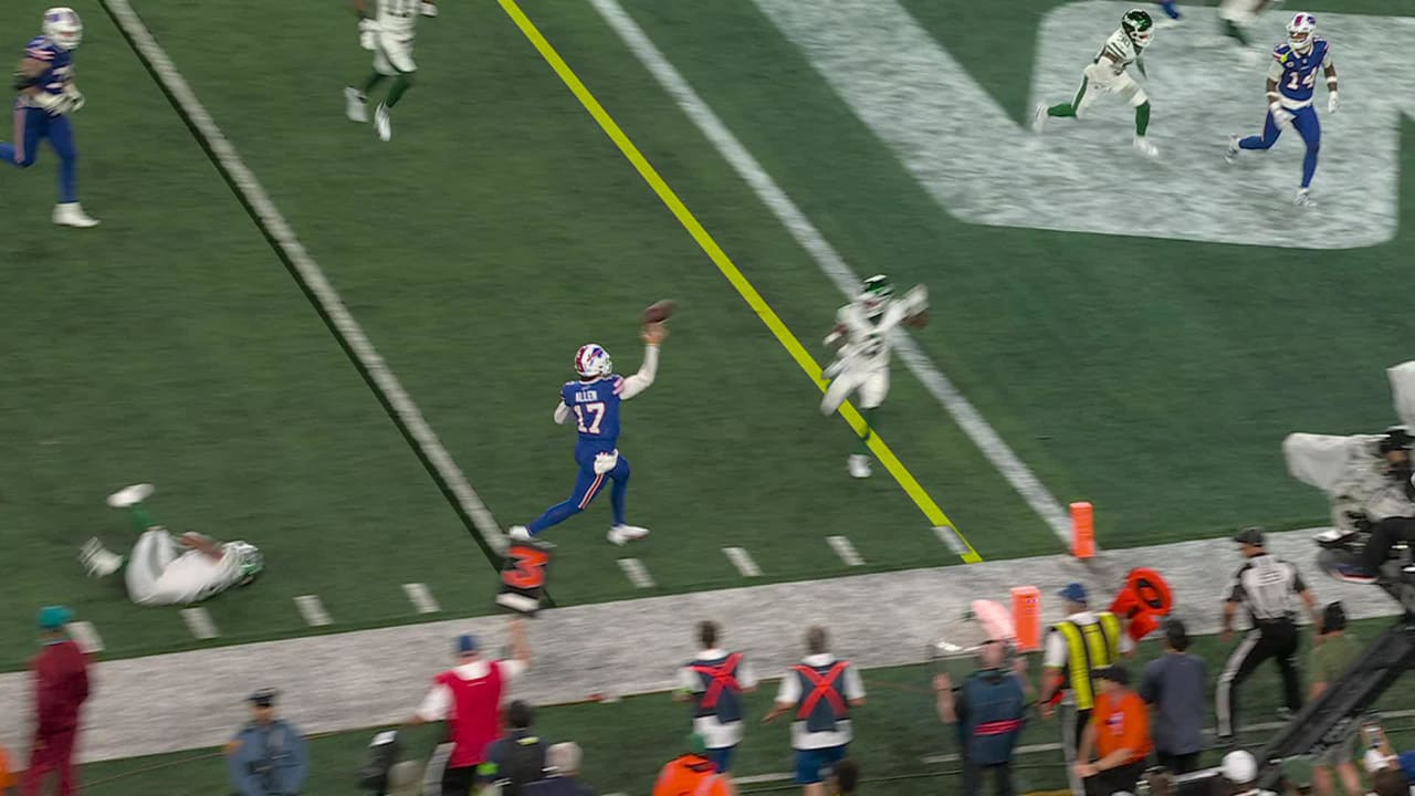 Stefon Diggs catches an 11-yard touchdown from Josh Allen, Bills vs.  Dolphins