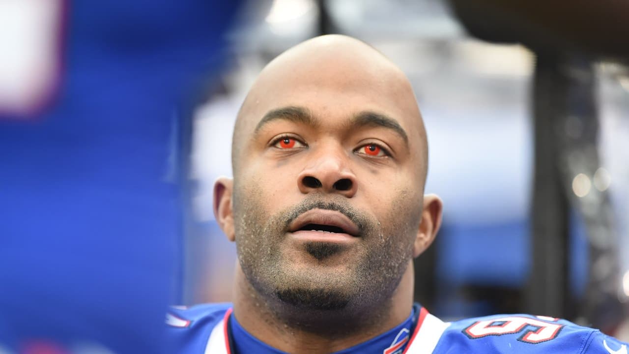 Mario Williams crazy red contacts