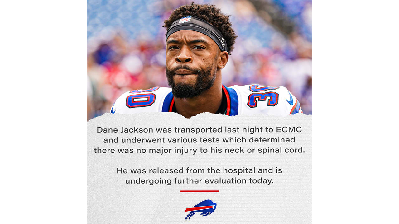 Buffalo Bills CB Dane Jackson avoids major injury, out of hospital 